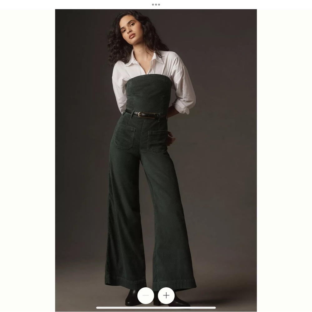 Pilcro Dark Green Jumpsuit